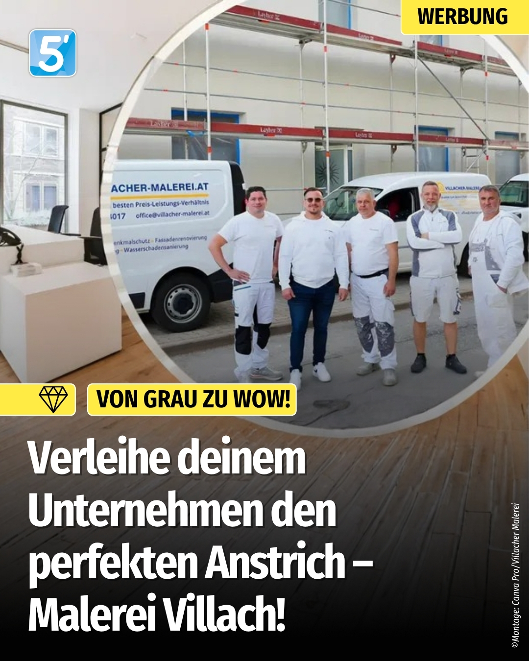 5 Minuten Villach Facebook ad: WERBUNG