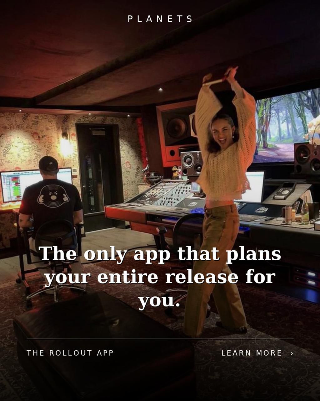 Planets Music Production Facebook ad