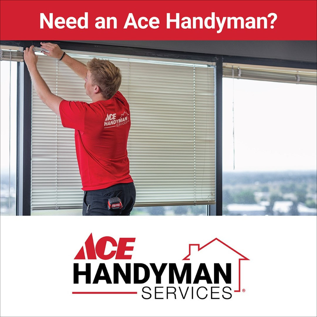 Ace Handyman Services Facebook ad: Your workplace deserves the best, and our handymen…