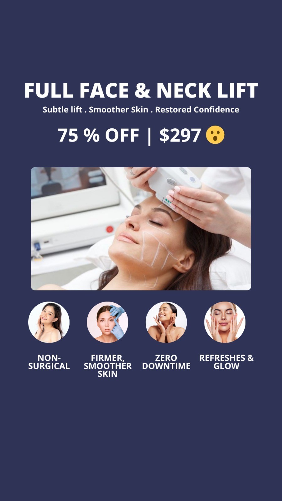 Luxe Cosmetic Art Studio Facebook ad from Oct 22, 2025