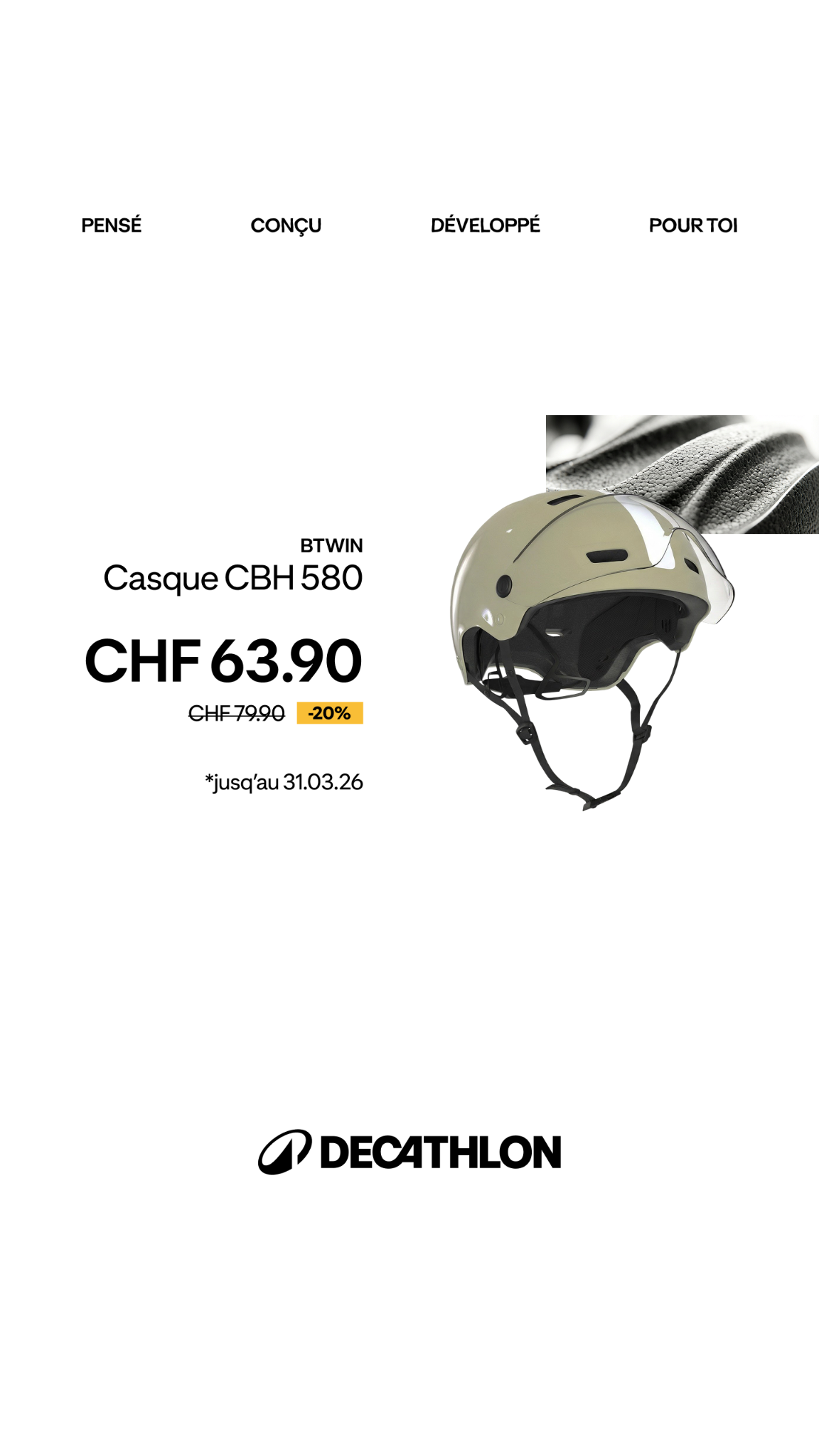 Decathlon Switzerland Facebook ad