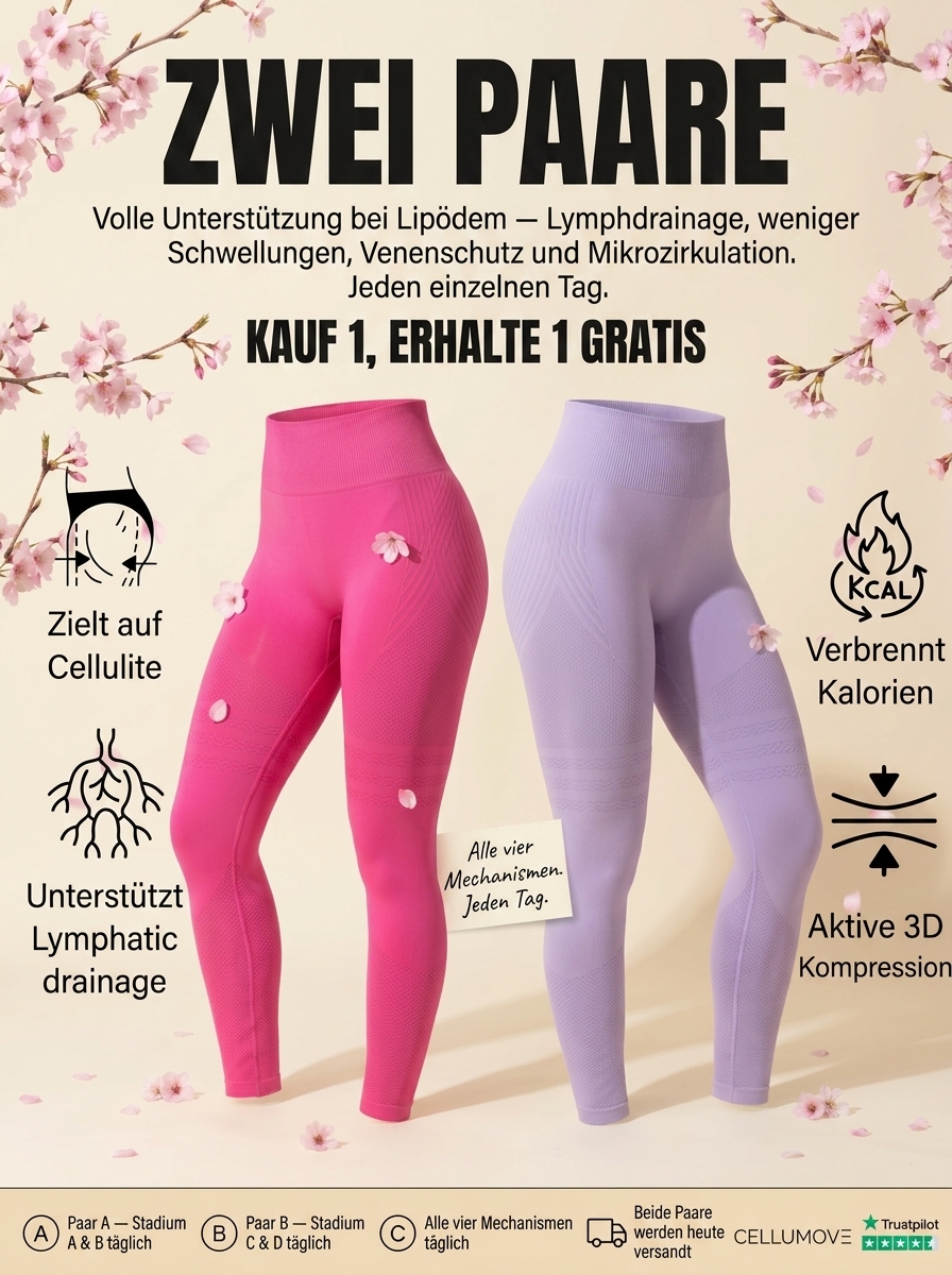 Cellumove Germany Facebook ad: Beginnen Sie Ihre Lipödem-Unterstützung in diesem Frühjahr