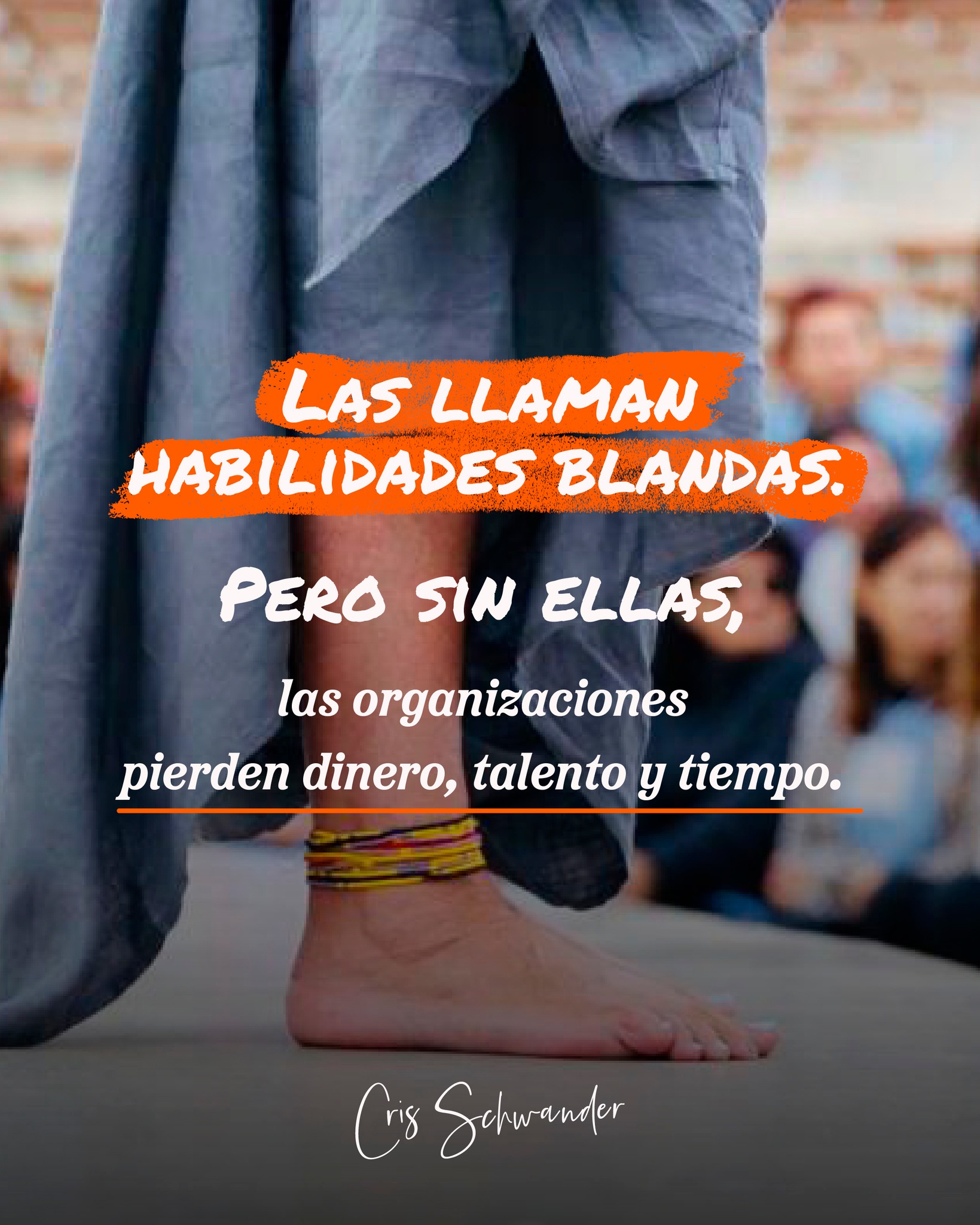Cris Schwander Facebook ad: Cuando los resultados no llegan, muchas veces el…