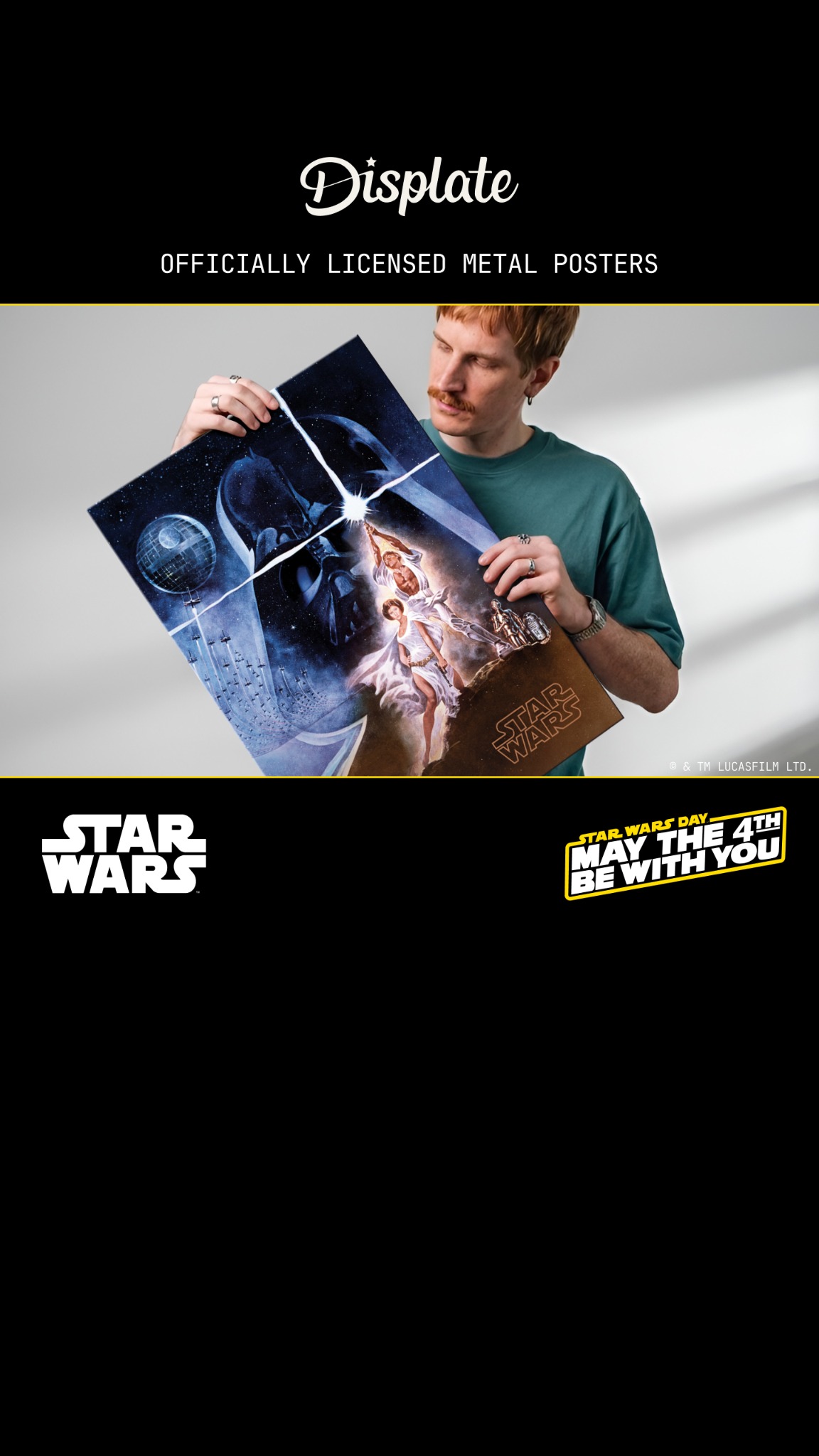 Displate Facebook ad