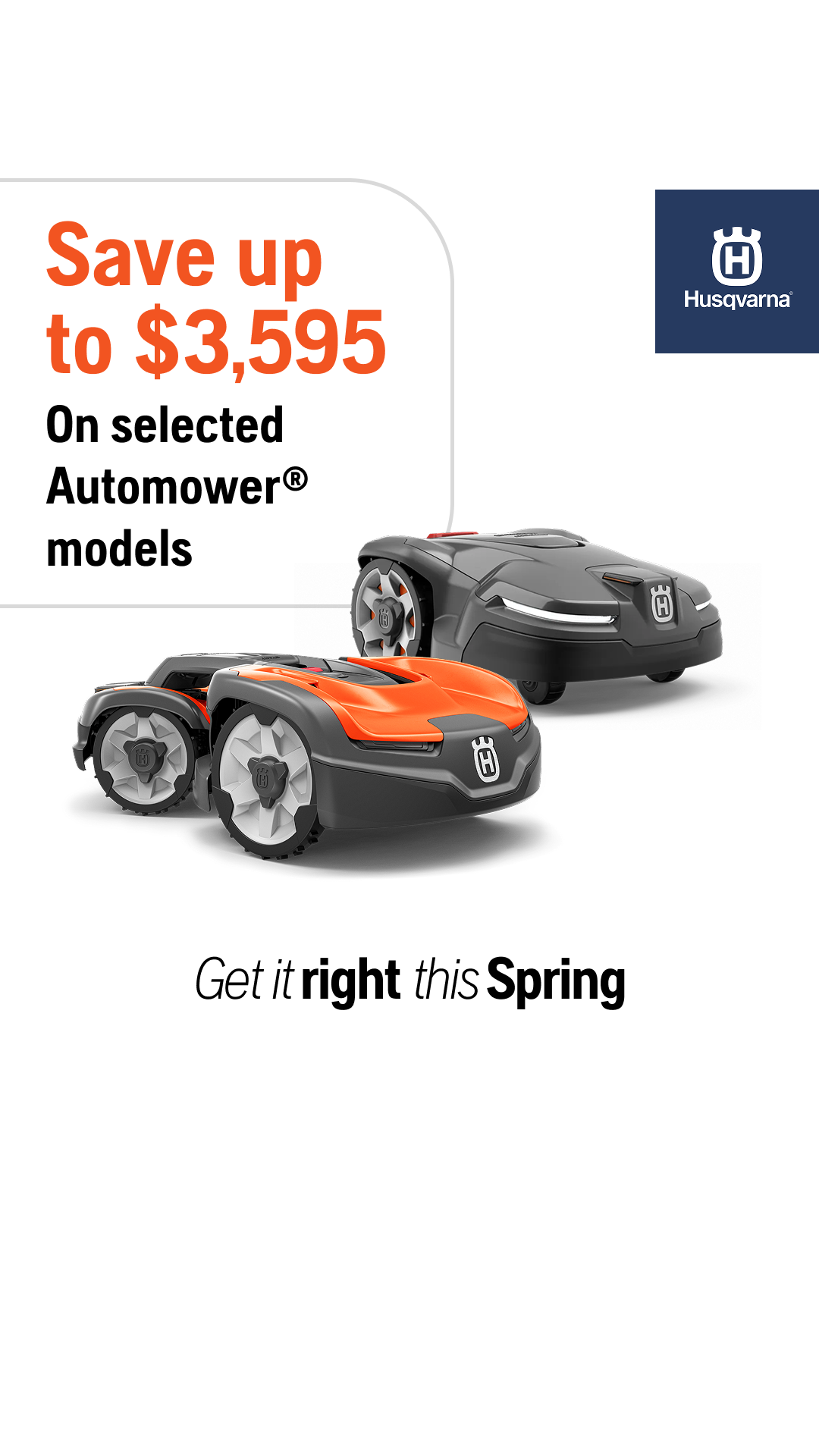 Husqvarna Facebook ad
