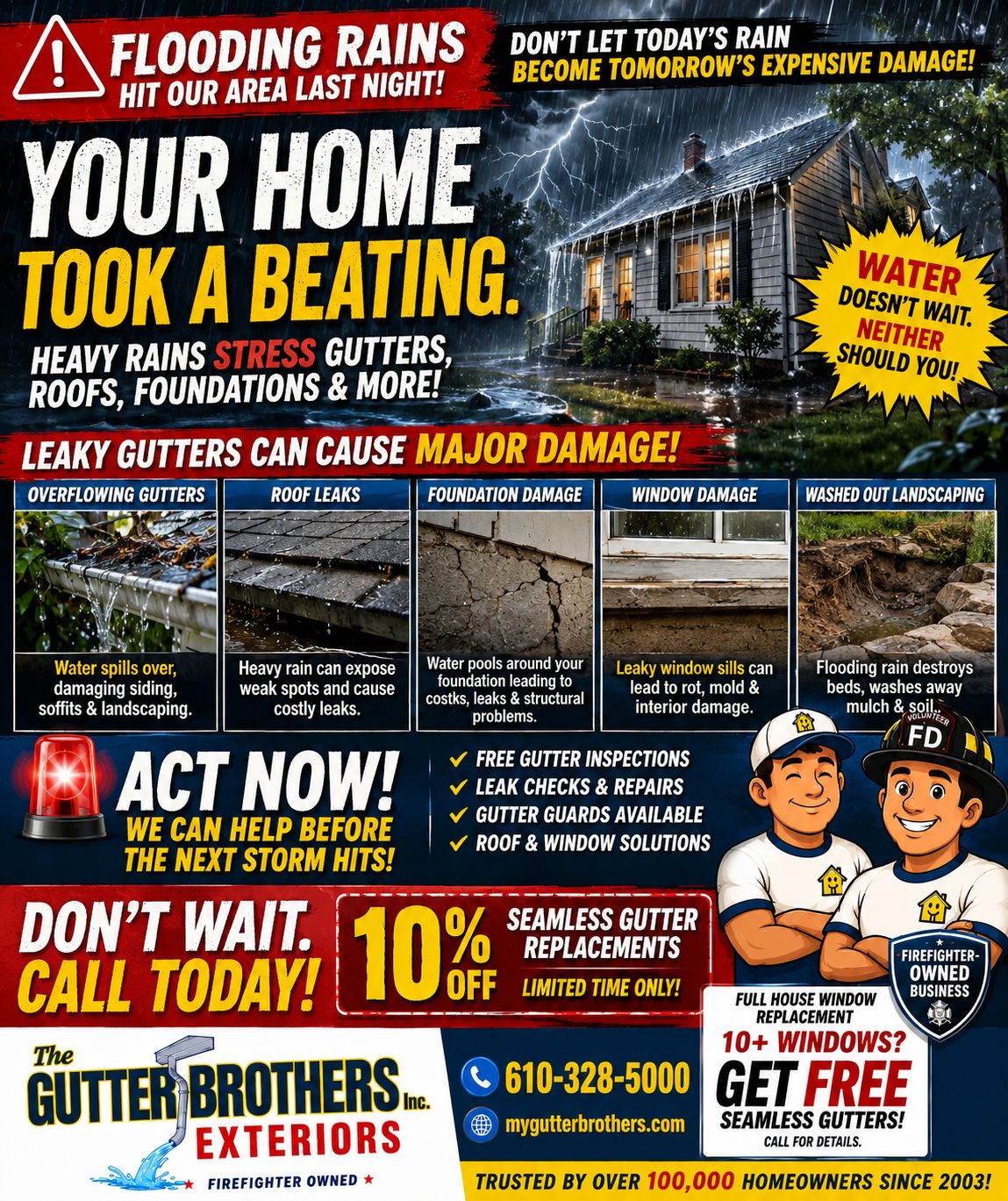 Gutter Brothers Facebook ad