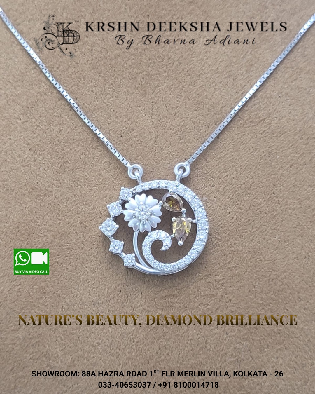 Krshn Deeksha Jewels by Bhavna Adiani Facebook ad from Mar 18, 2026