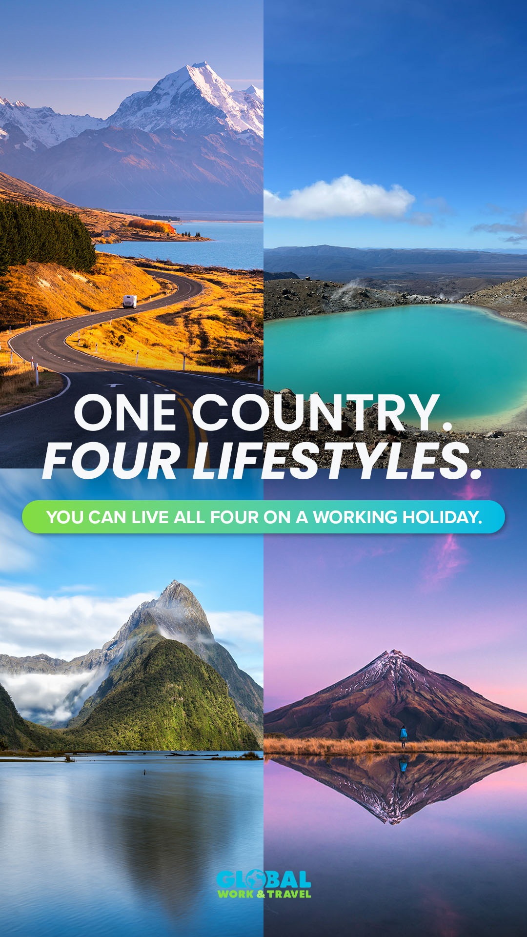 Global Work & Travel Facebook ad