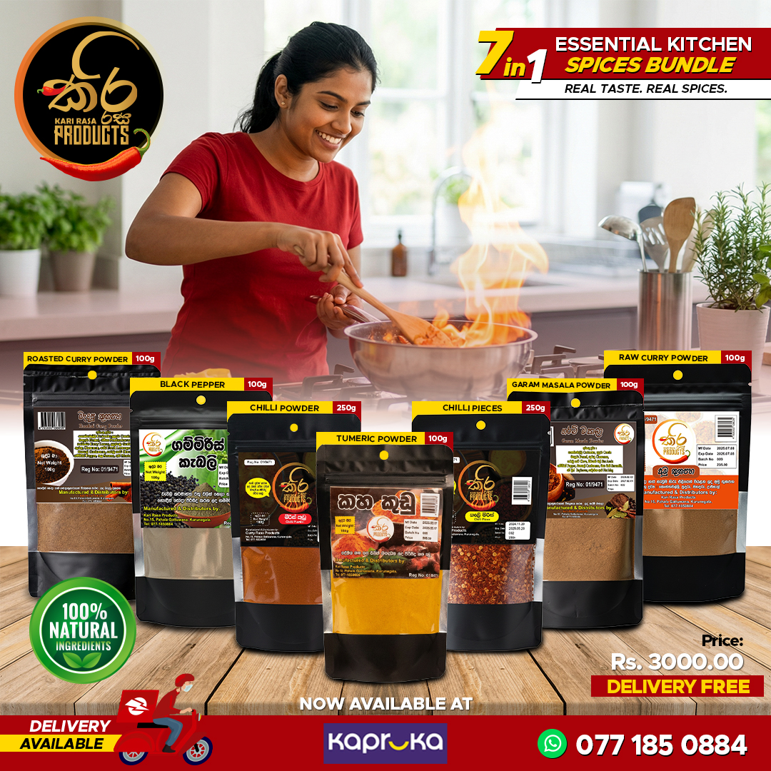 Kari Rasa Products Facebook ad: Kari Rasa, Essential Kitchen 7 in 1 Bundle!