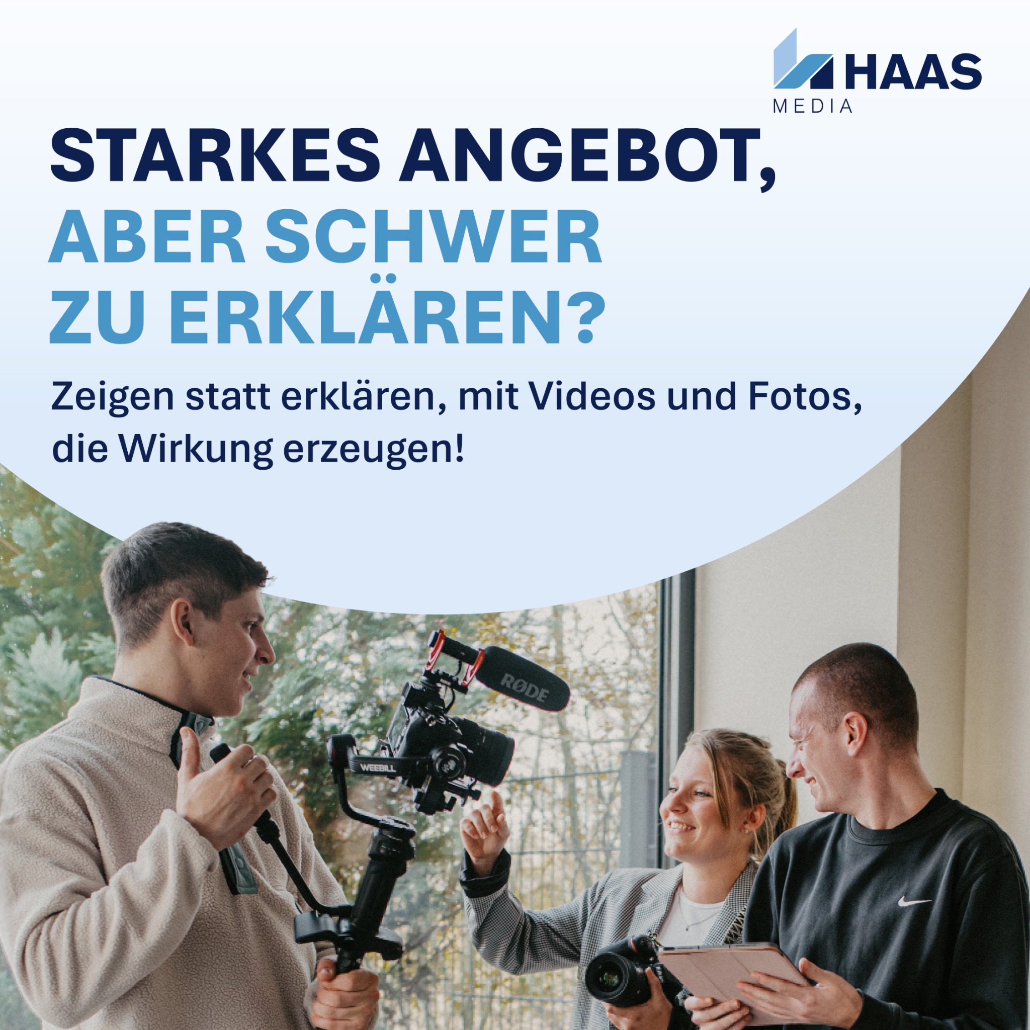 HAAS Media Facebook ad from May 18, 2026