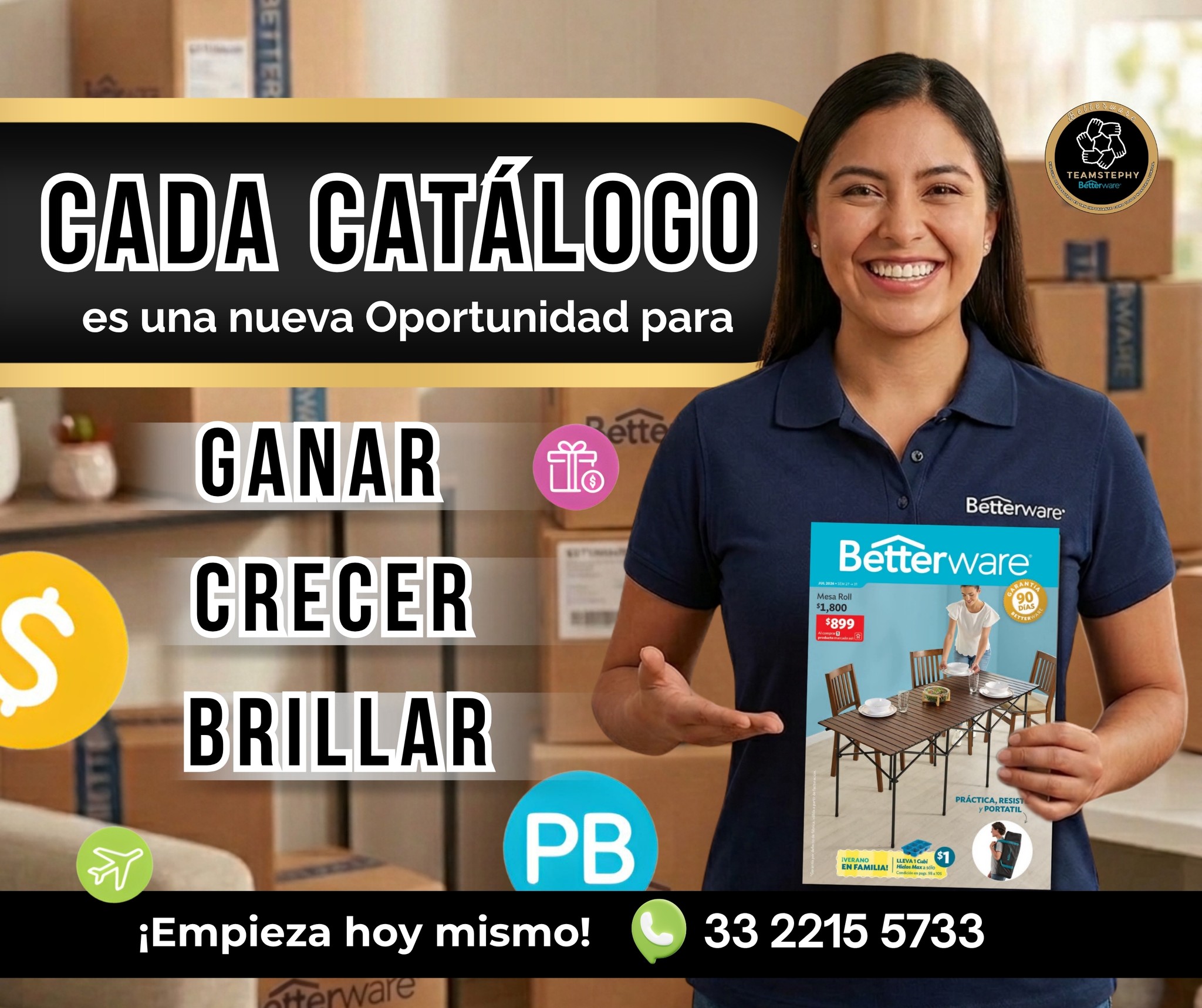 Better Stephy R. Gloria Facebook ad: Cada Catálogo Betterware llega con nuevas oportunidades de…