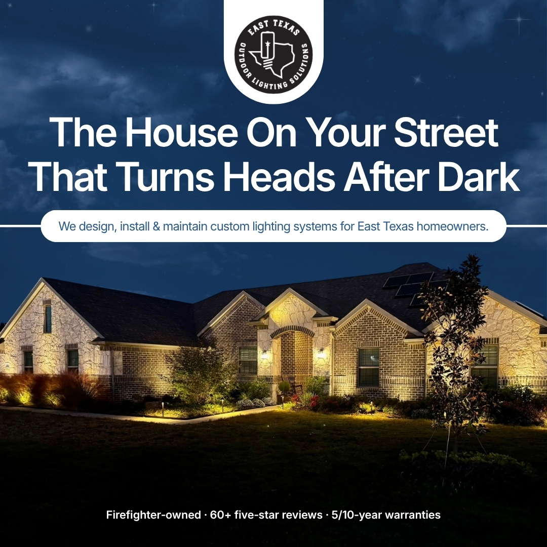 East Texas Outdoor Lighting Solutions Facebook ad from Jun 15, 2026