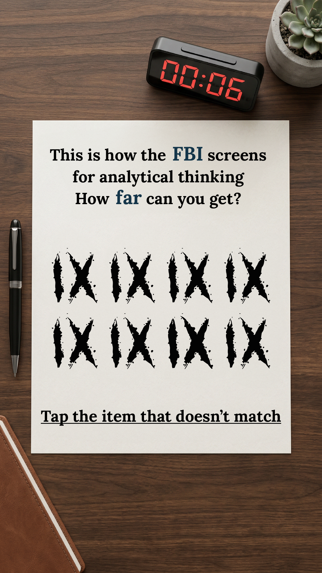 Brain Health Check Facebook ad