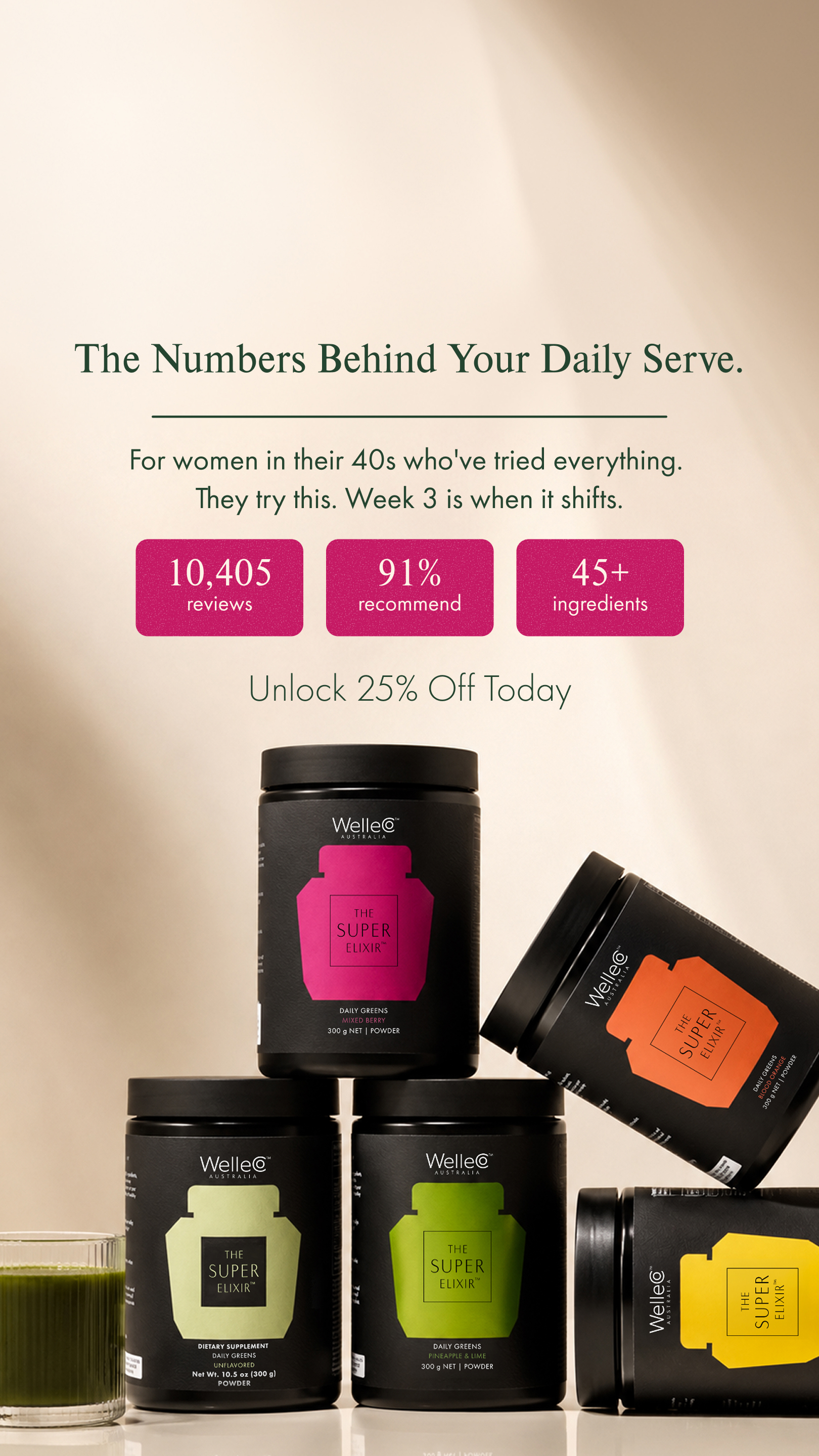 WelleCo Facebook ad