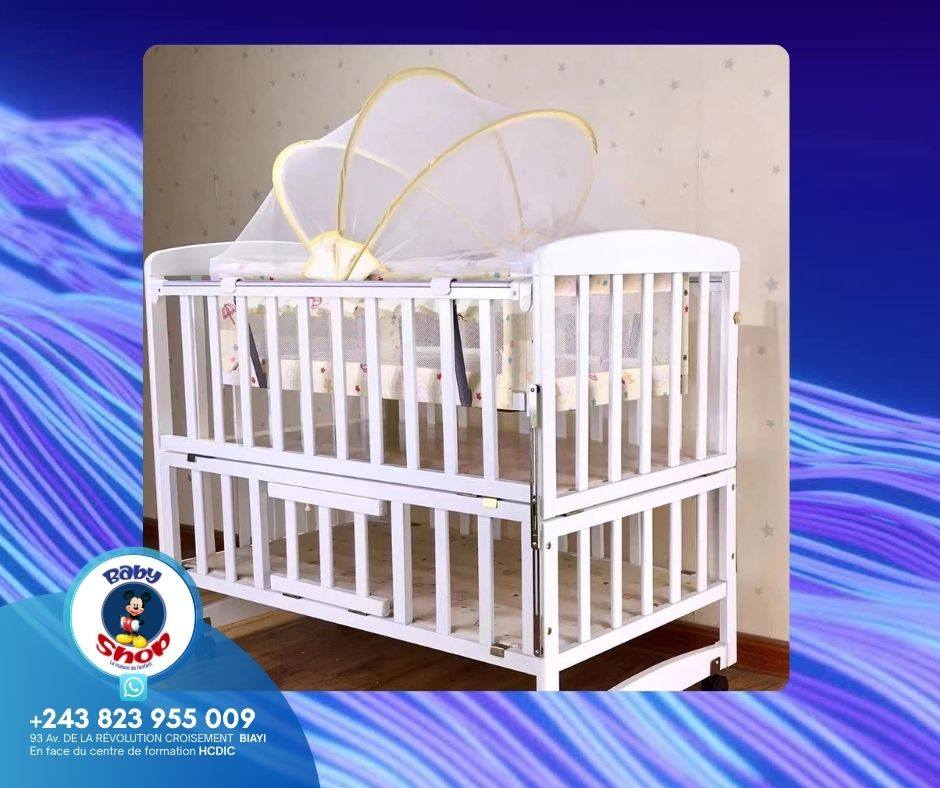 BABY SHOP DRC Facebook ad: Nouvel arrivage des berceaux, chaises auto, chaises à…