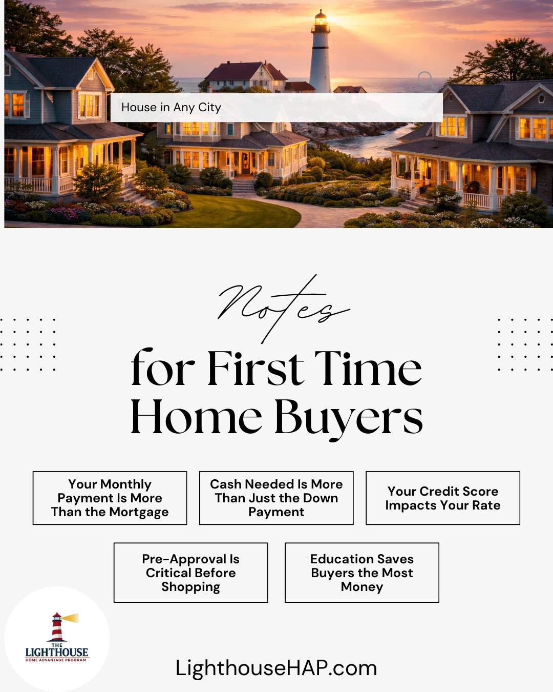 The Lighthouse Home Advantage Program Facebook ad