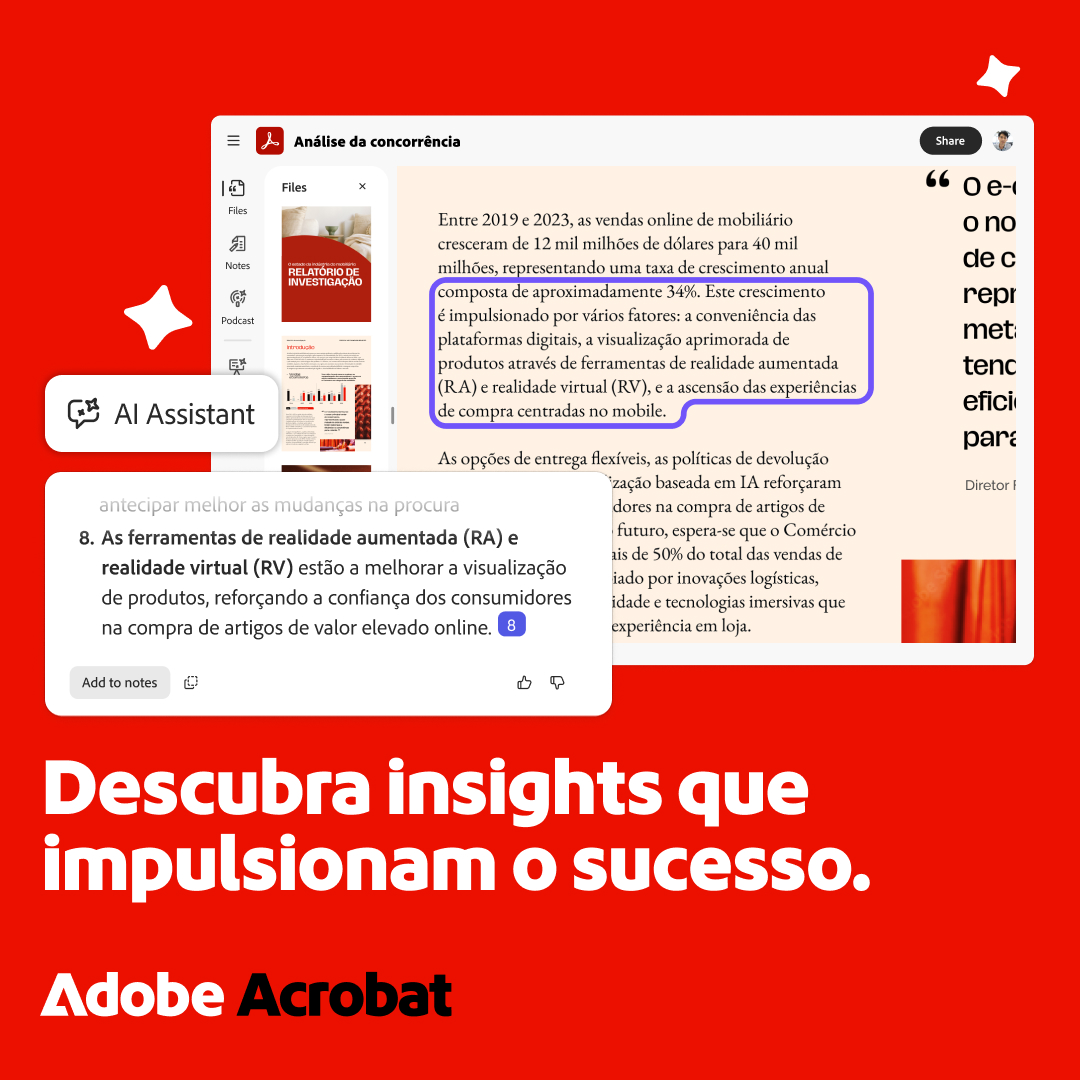 Adobe Acrobat Facebook ad