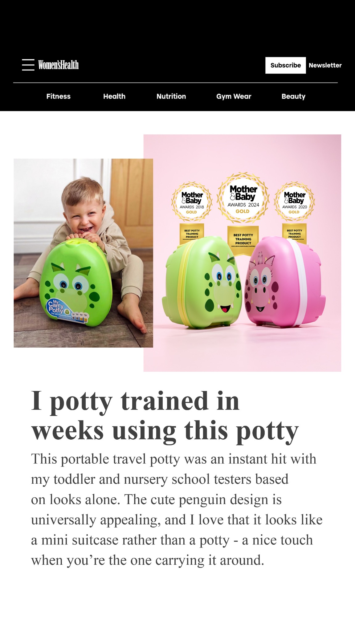 My Carry Potty Facebook ad