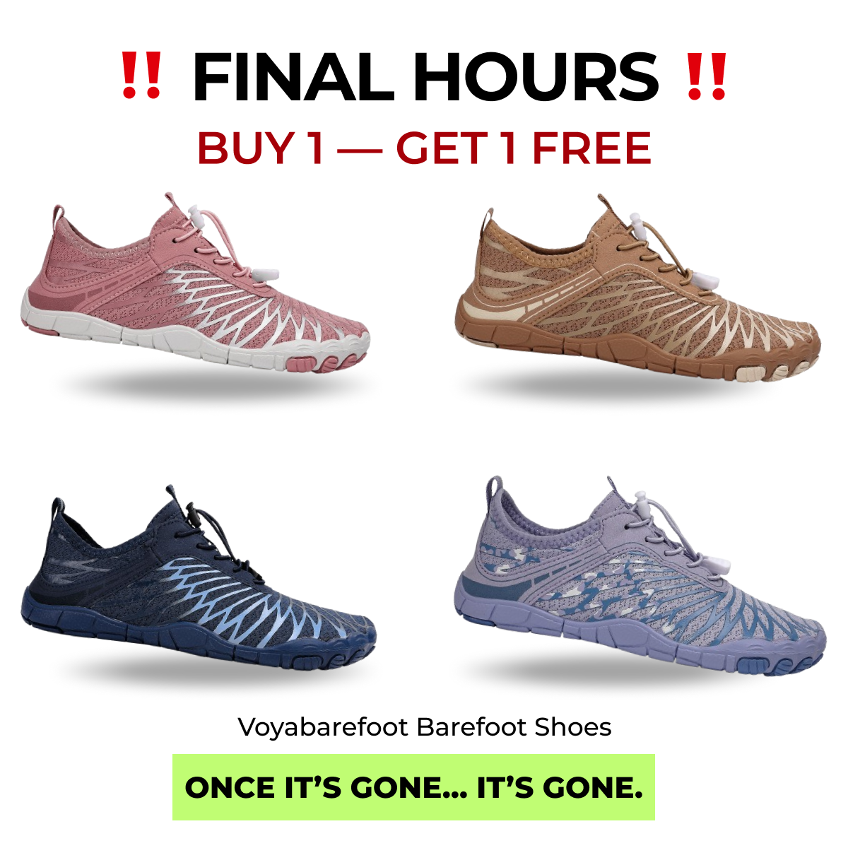 Voyabarefoot Facebook ad