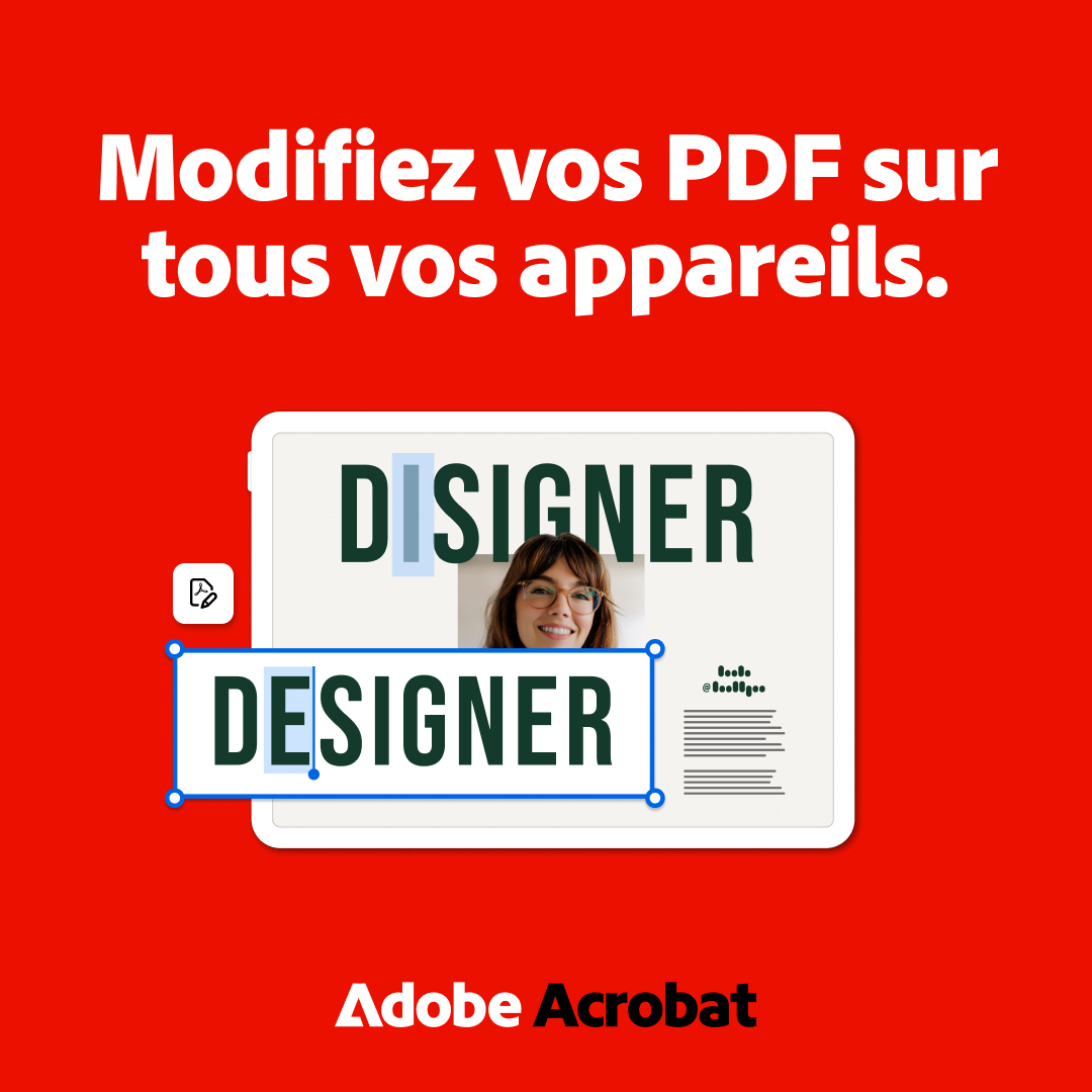 Adobe Acrobat Facebook ad
