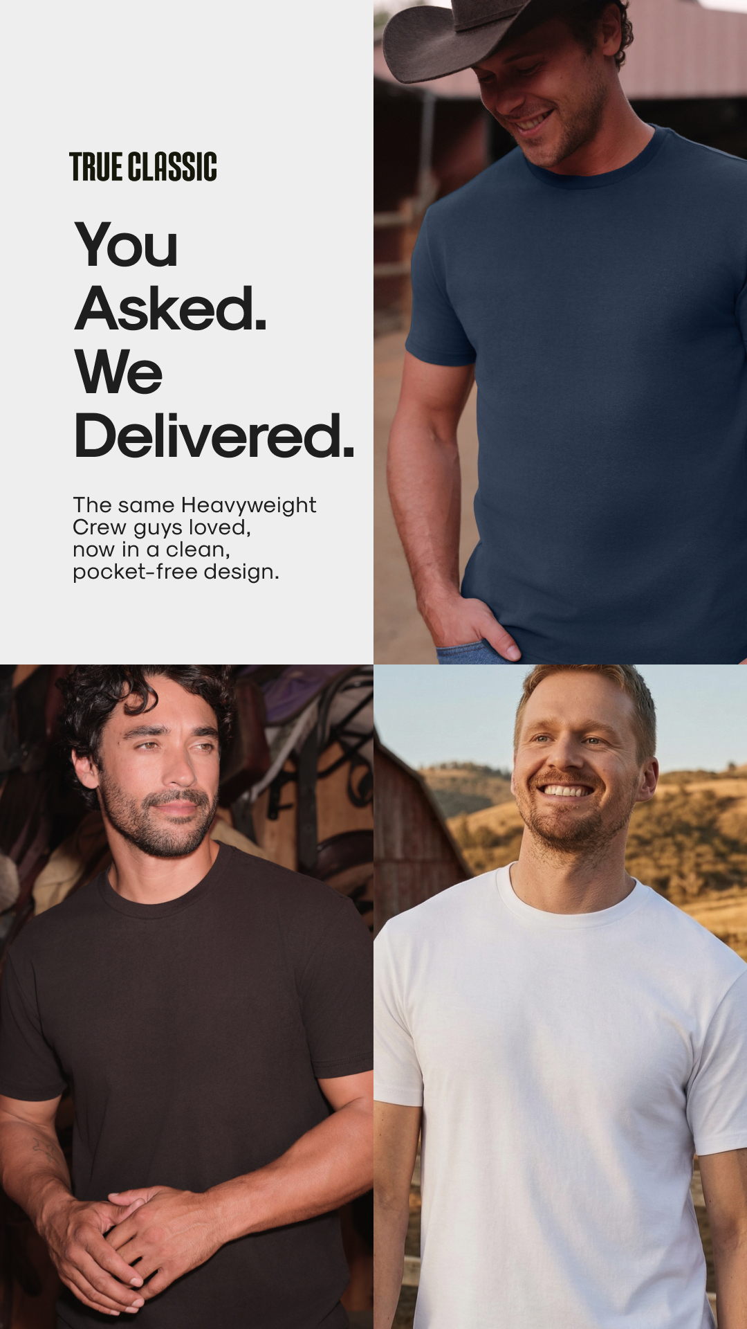 True Classic Facebook ad