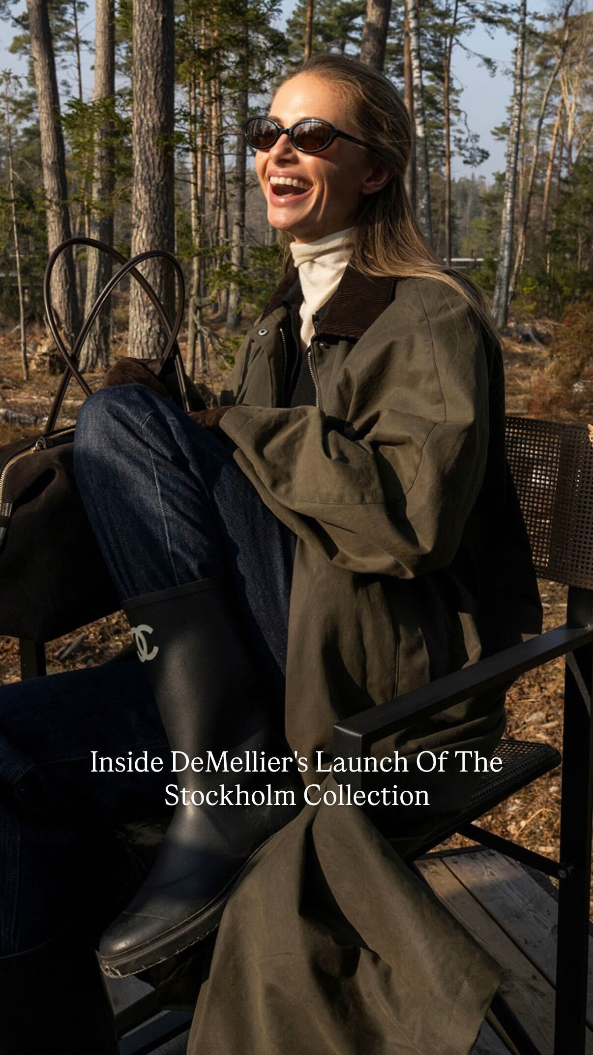 British Vogue Facebook ad: DEMELLIER