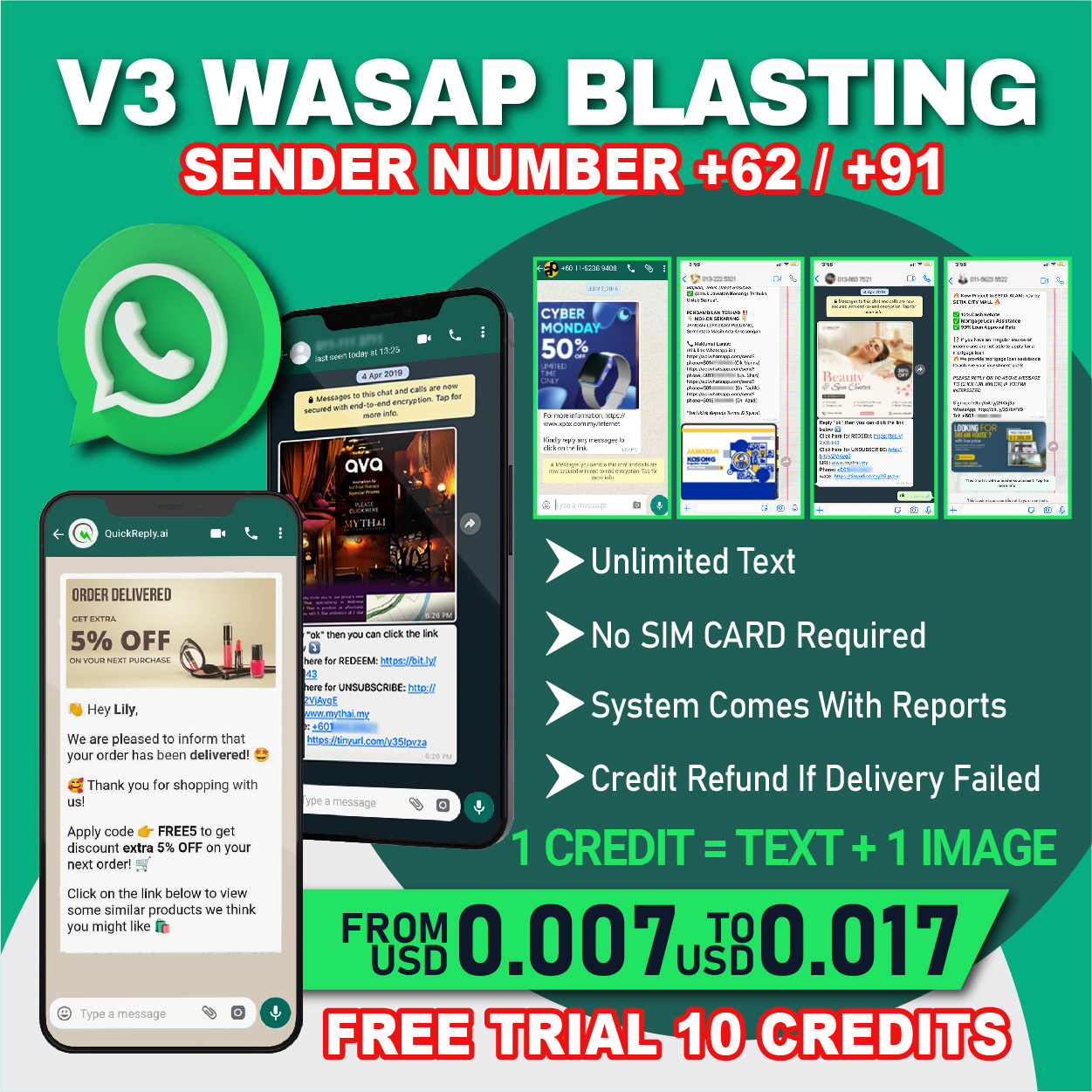 V3 Blasting Software Facebook ad
