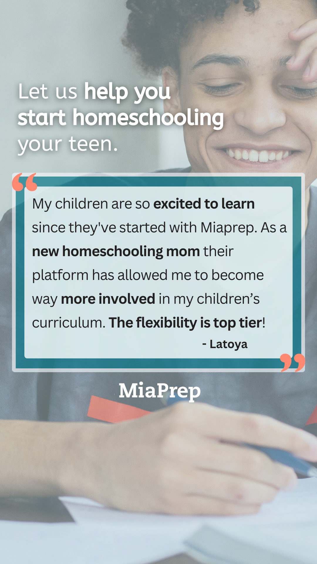 MiaPrep Learning Facebook ad from Jul 21, 2026