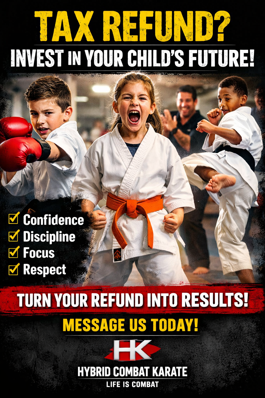 Hybrid Combat Karate Facebook ad