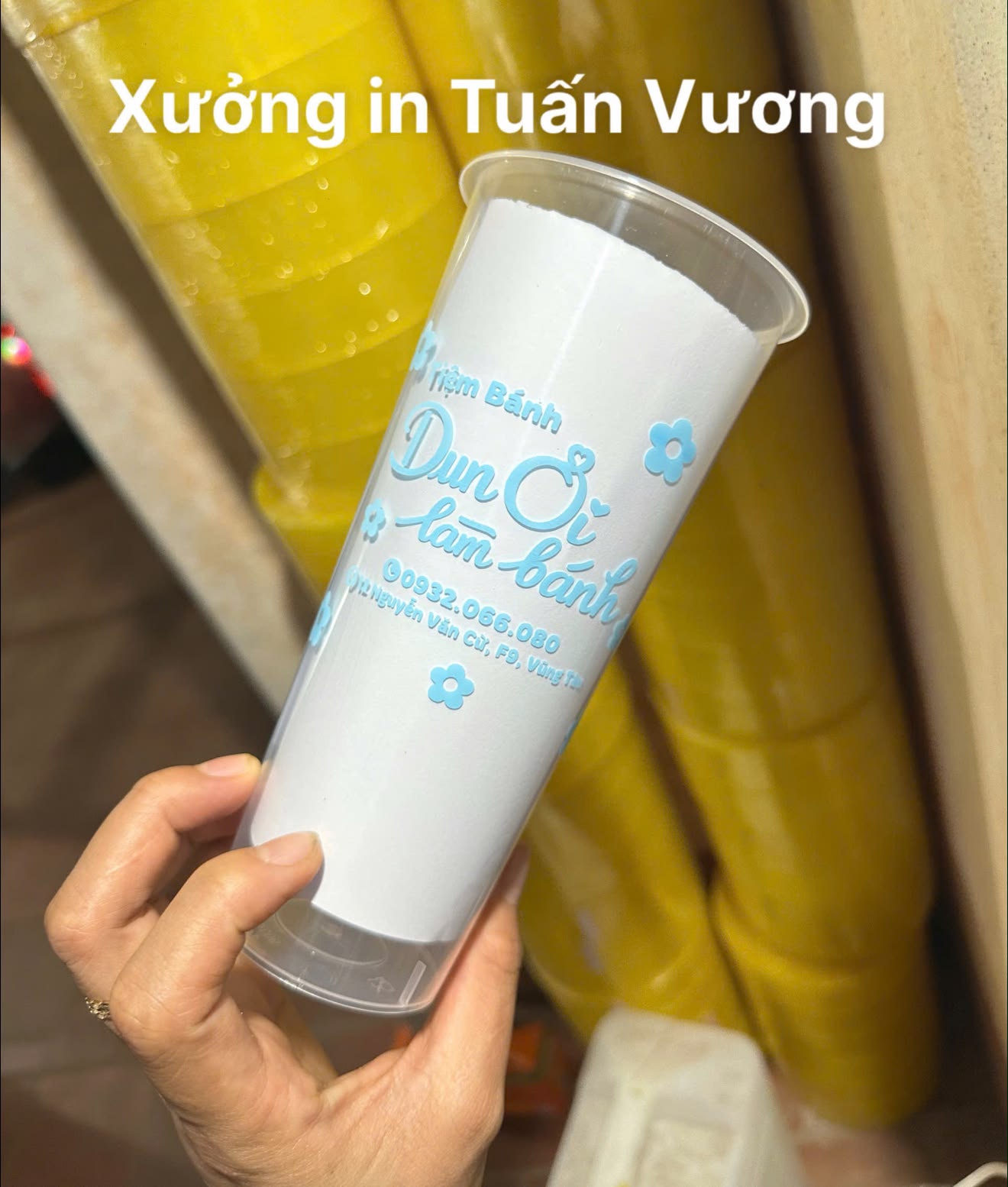 Xưởng in đồ dùng một lần tuấn vương Facebook ad: IN LOGO LY NHỰA