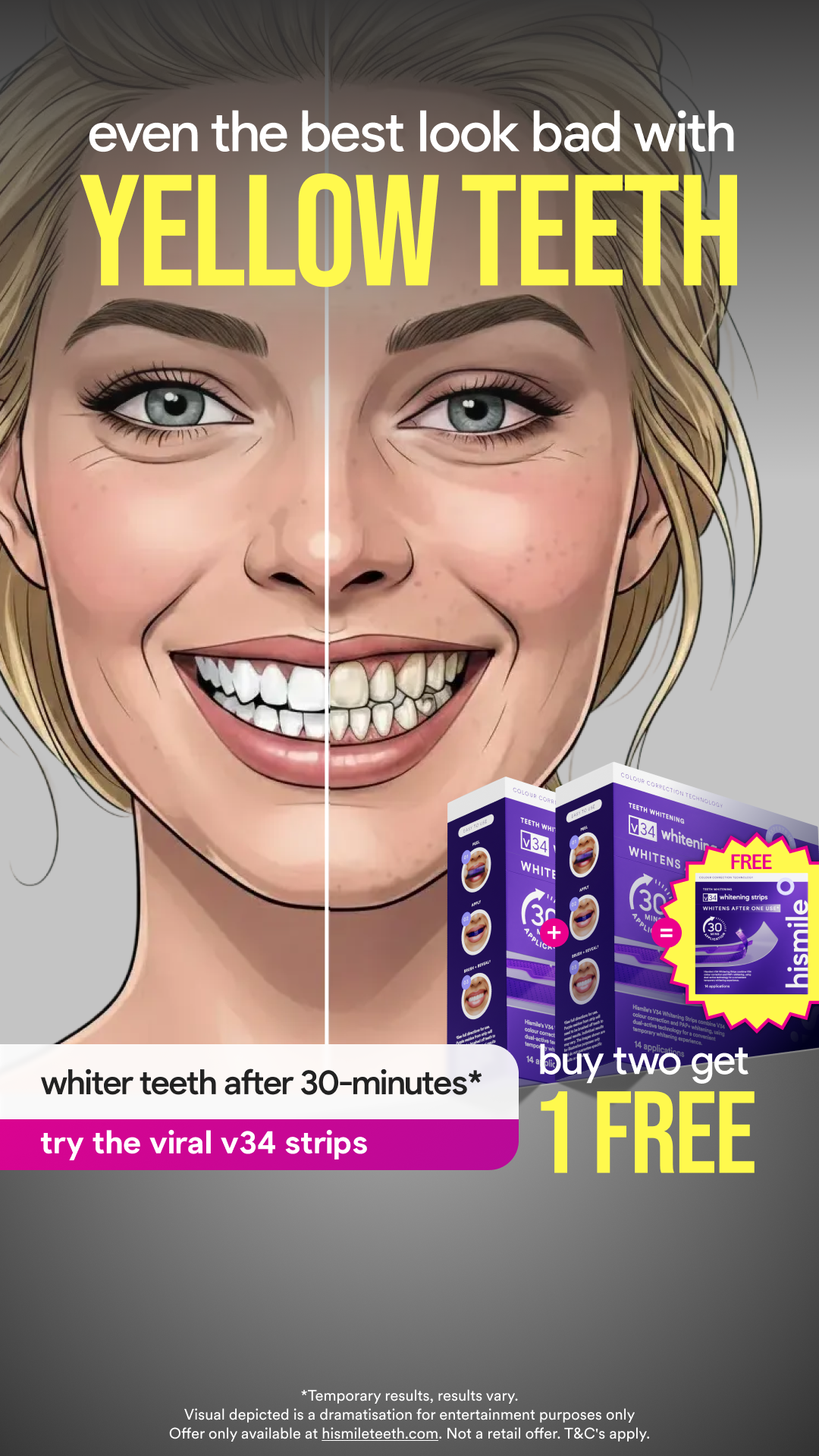 Hismile Facebook ad