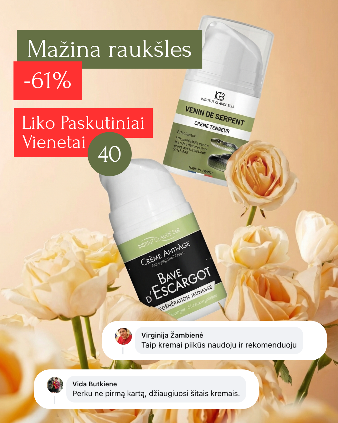 Harmony Plus Lietuva Facebook ad: Tinka visiems odos tipams!