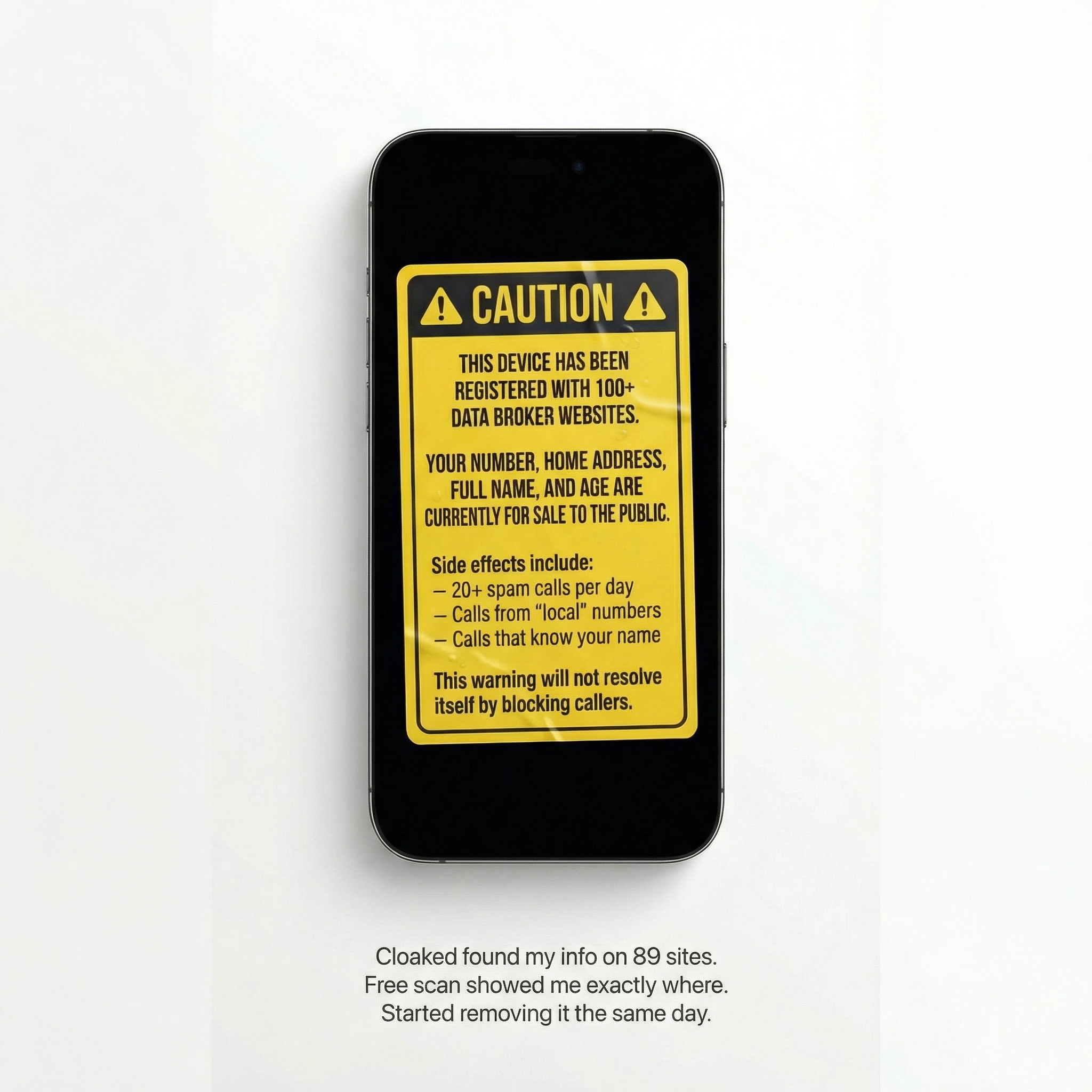 Cloaked Inc. Facebook ad