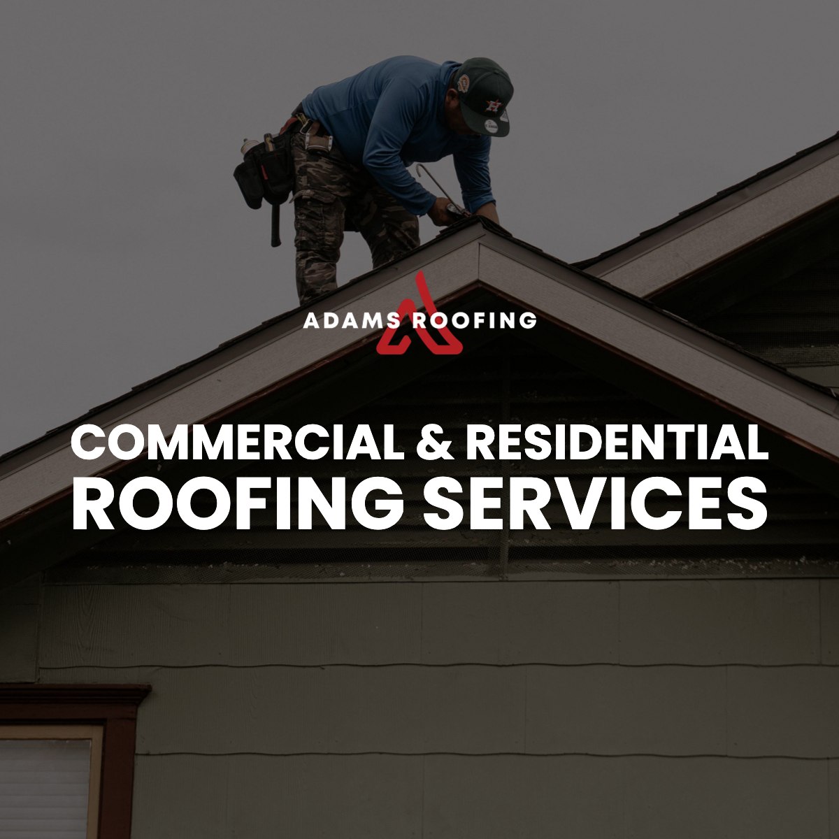 Adams Roofing Facebook ad