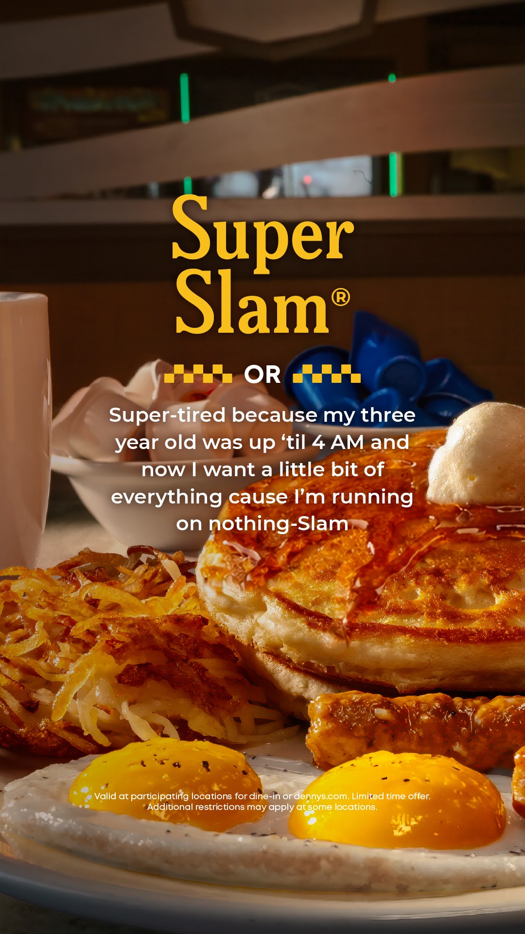 Denny's Facebook ad from Mar 2, 2026