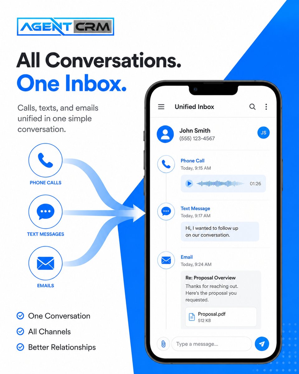 Agent CRM: AI-Powered Sales+Marketing Software Facebook ad