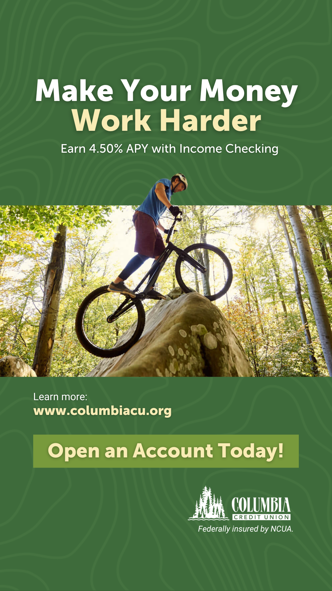 Columbia Credit Union Facebook ad