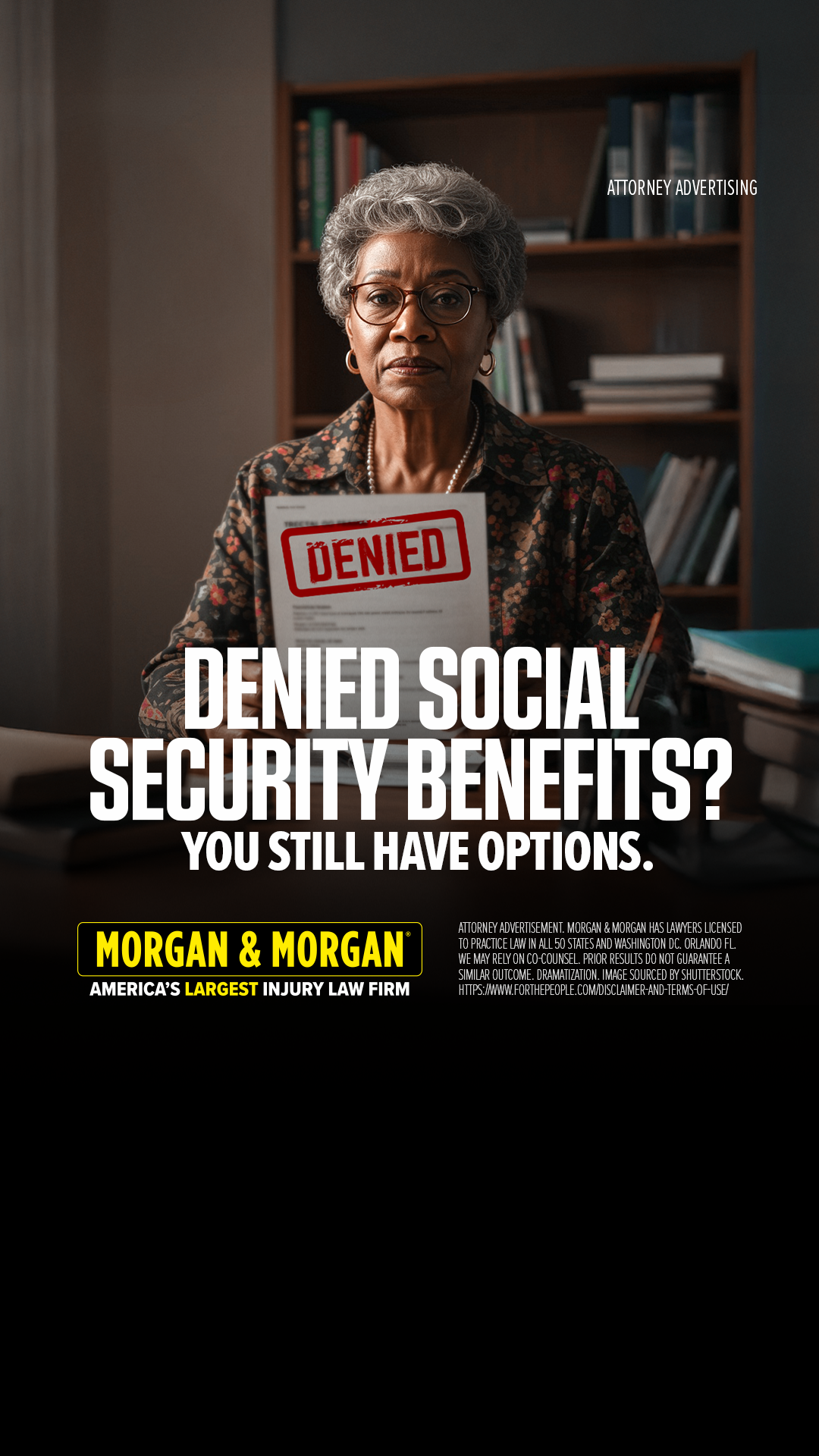 Morgan & Morgan Facebook ad