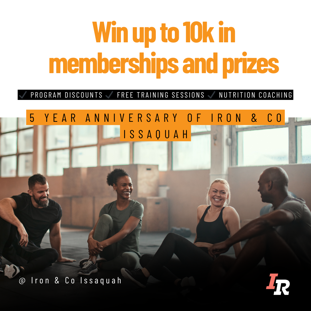 Iron & Co Issaquah Facebook ad: ๐๐ฎ๐ซ๐ง ๐
๐๐ญ & ๐๐๐ ๐๐๐!
