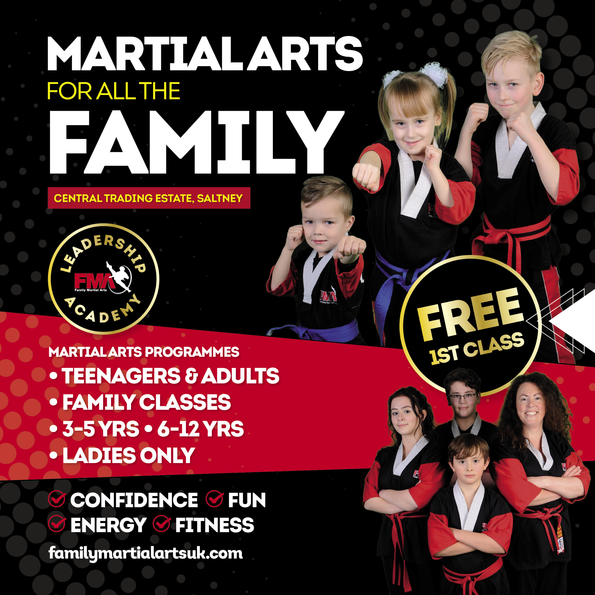 Family Martial Arts Chester Facebook ad: Is Your Child Ready?