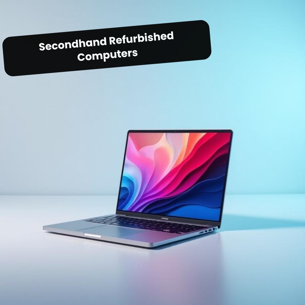 ExploreAnswers Shiftline Facebook ad: Secondhand Refurbished Computers