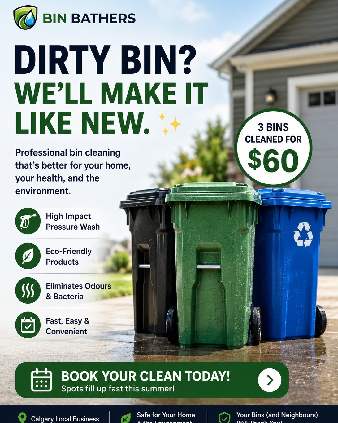 Bin Bathers Facebook ad