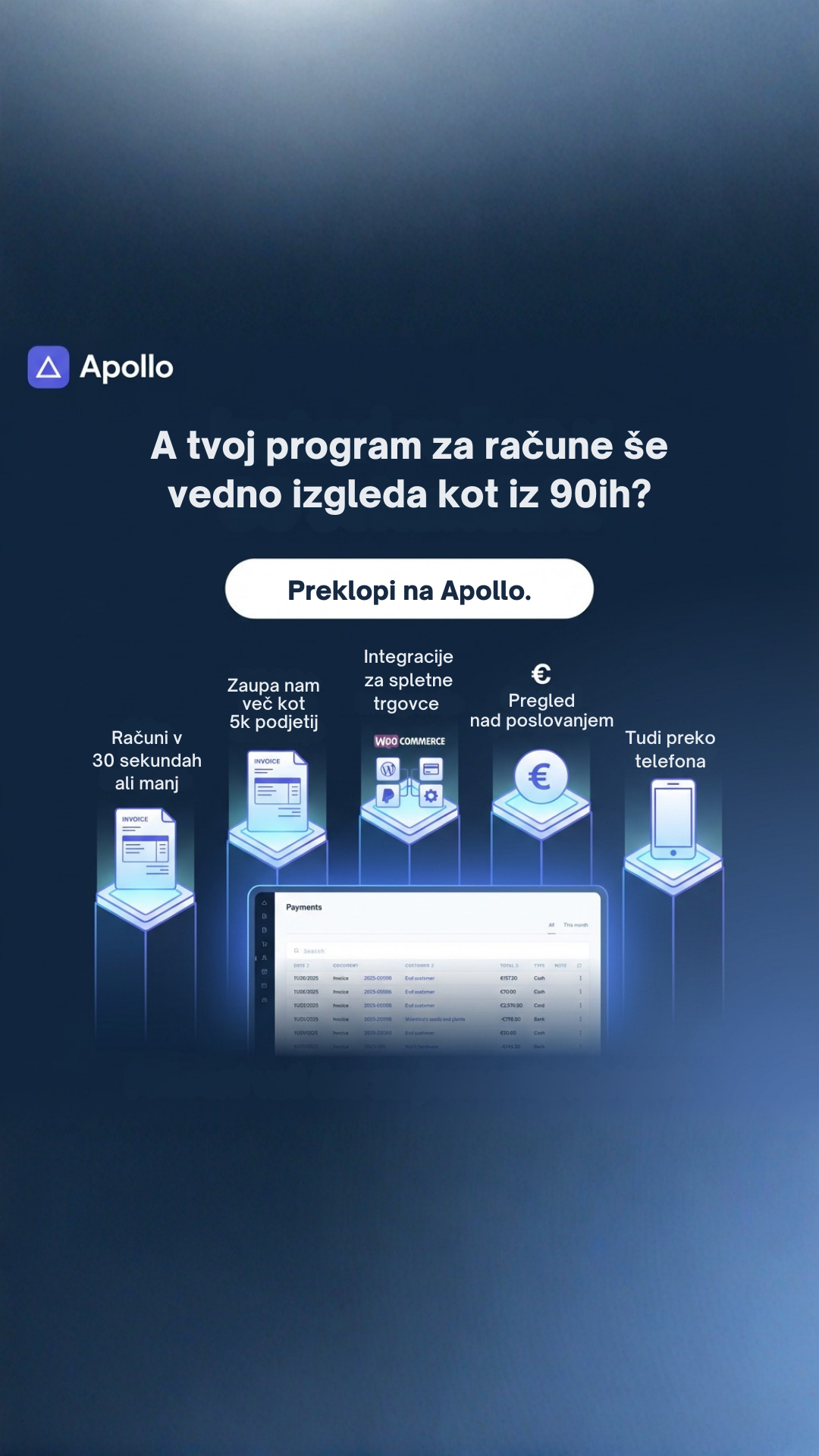 Apollo Facebook ad