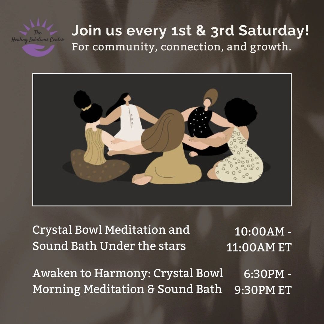 The Healing Solutions Center Facebook ad: Find Connection, Growth & Community
