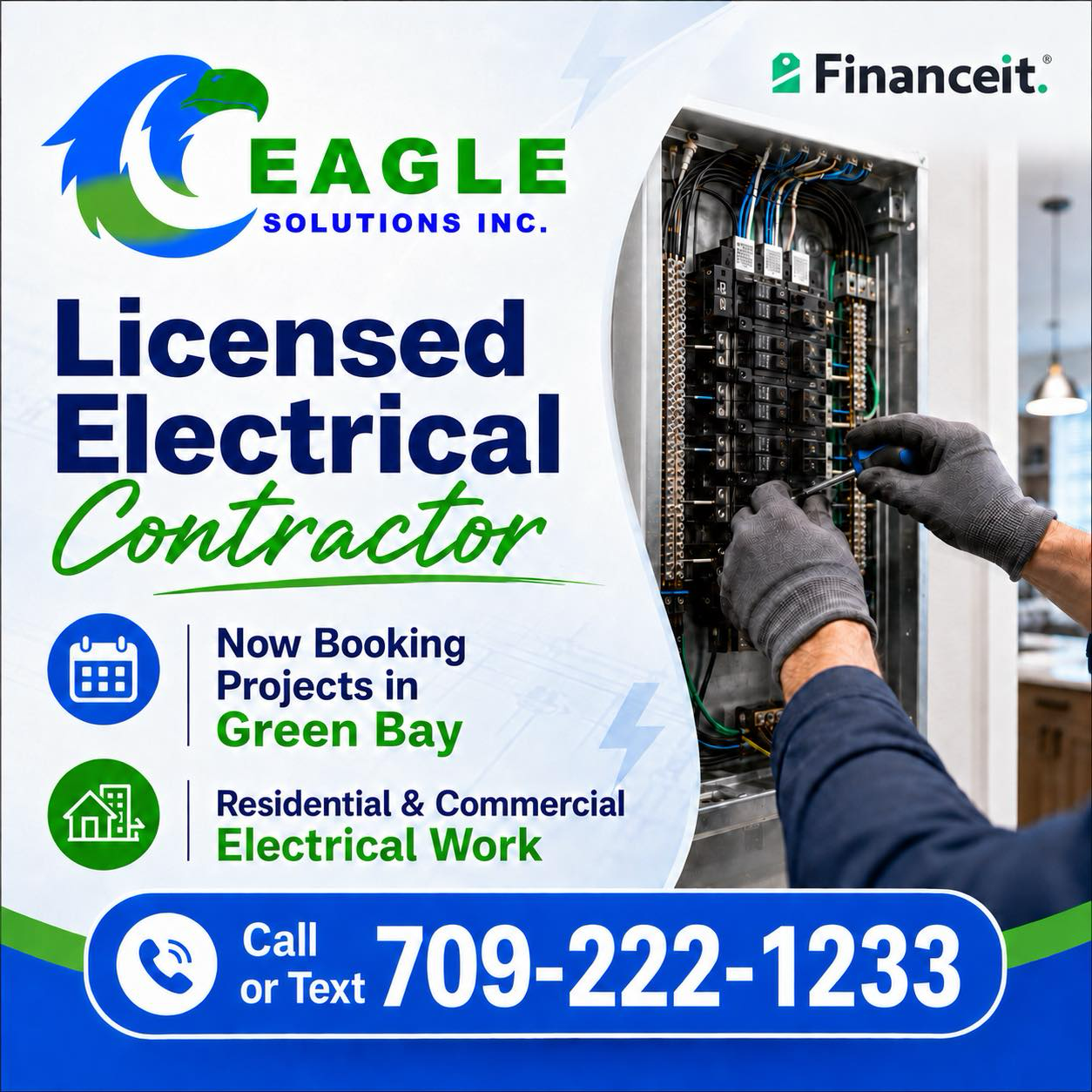 Eagle Solutions Inc. Facebook ad: Green Bay