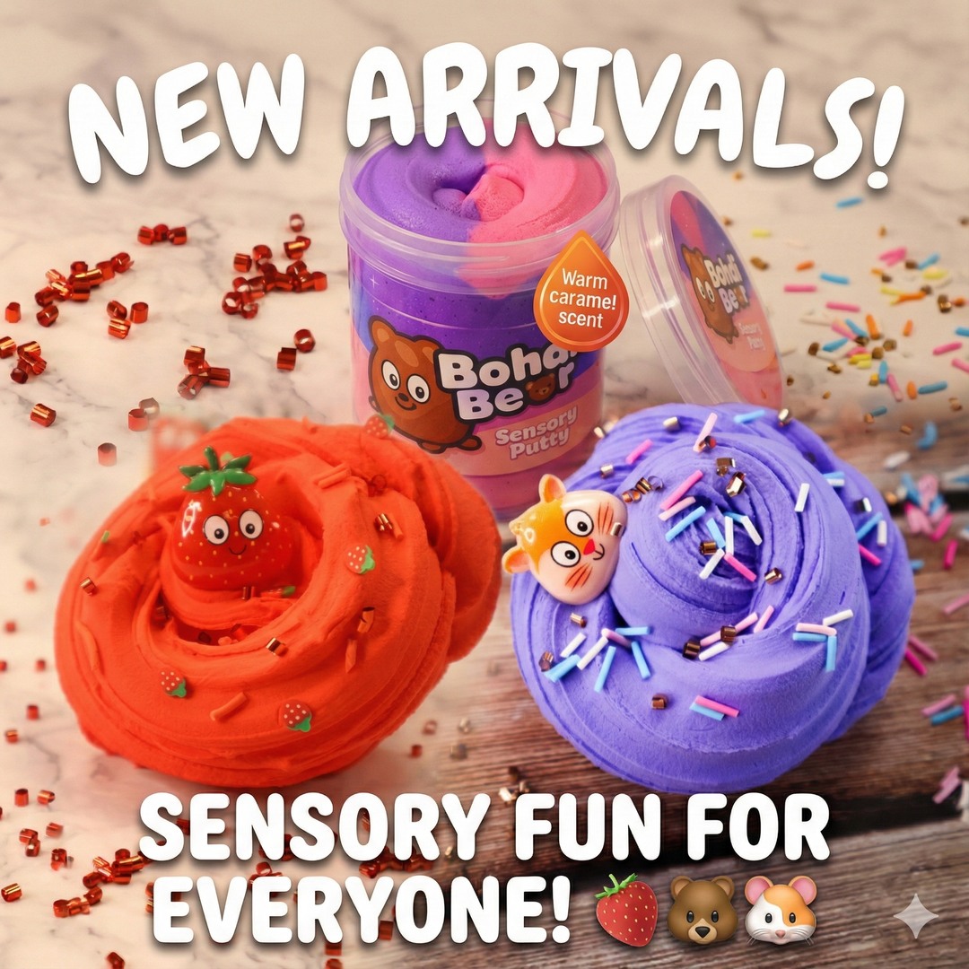 Fidgets Factory Facebook ad: NEW ARRIVALS at Fidget Factory!