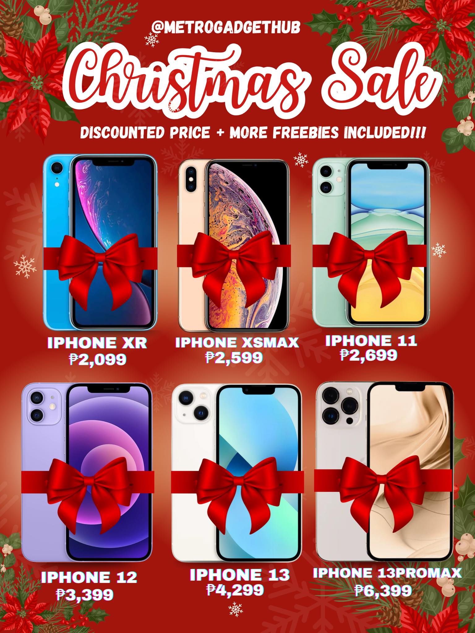 Metro Gadget Hub Facebook ad: 𝐂𝐇𝐑𝐈𝐒𝐓𝐌𝐀𝐒 𝐁𝐈𝐆 𝐒𝐀𝐋𝐄!