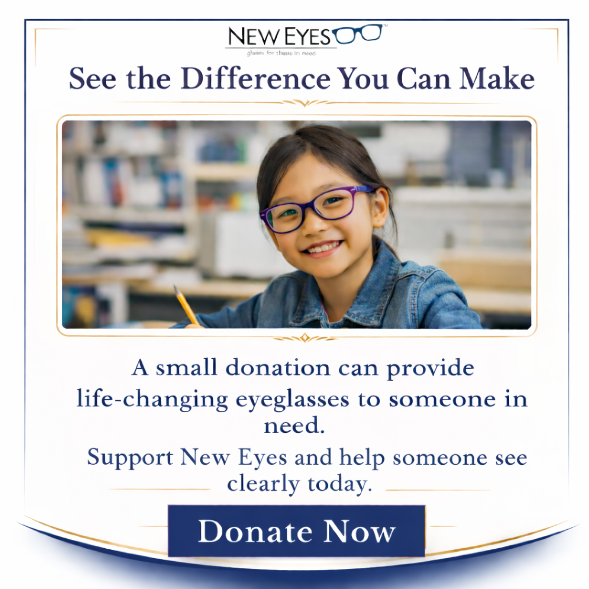 New Eyes Facebook ad from Mar 10, 2026