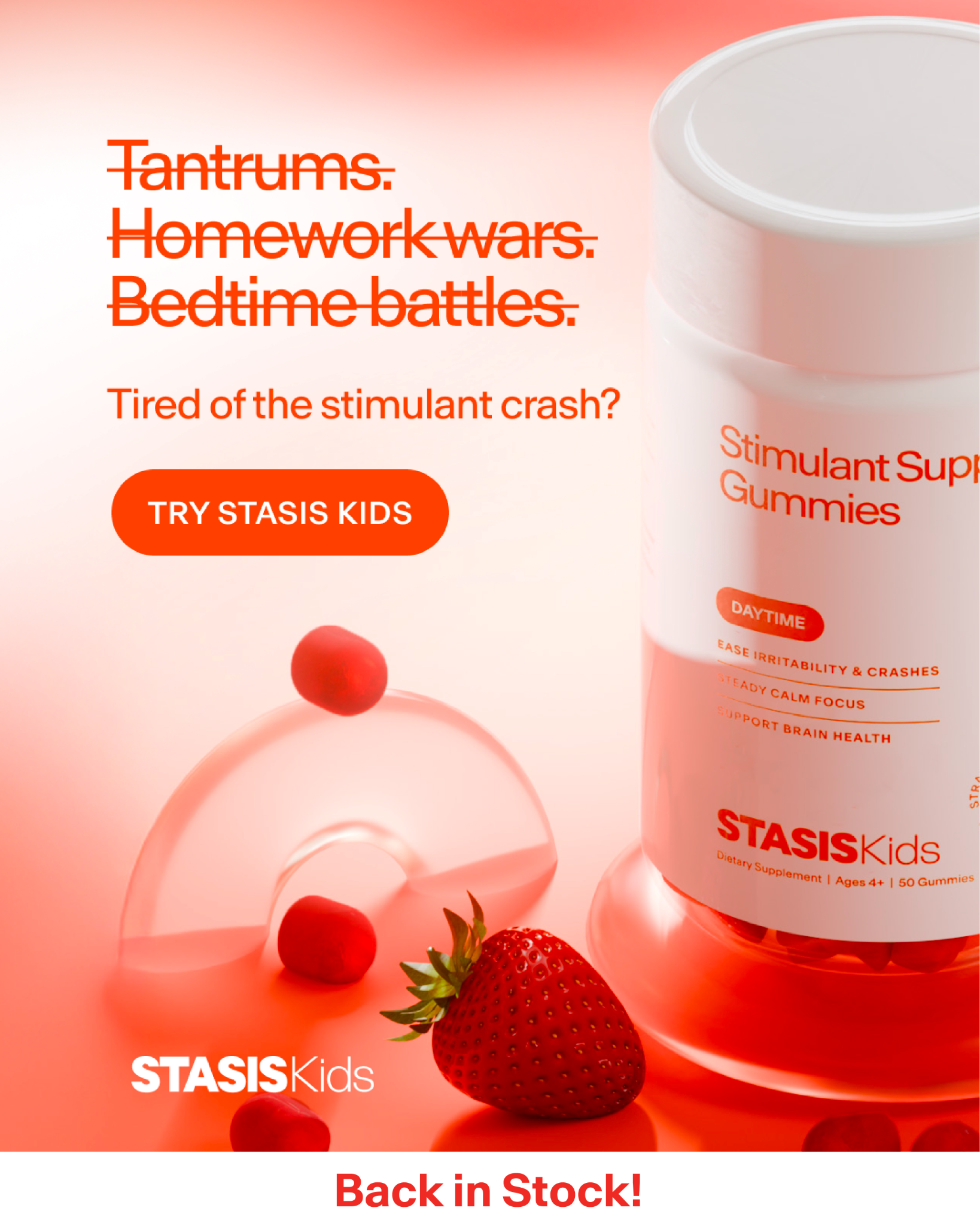 Stasis Kids Facebook ad