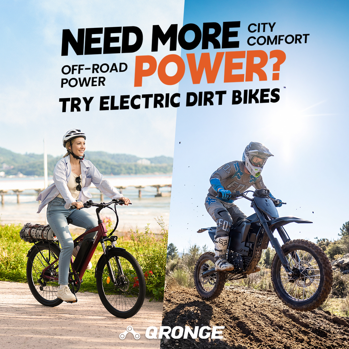 Qronge E-Bike Facebook ad